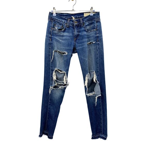 Rag & Bone distressed boyfriend Jeans - Picture 2 of 7